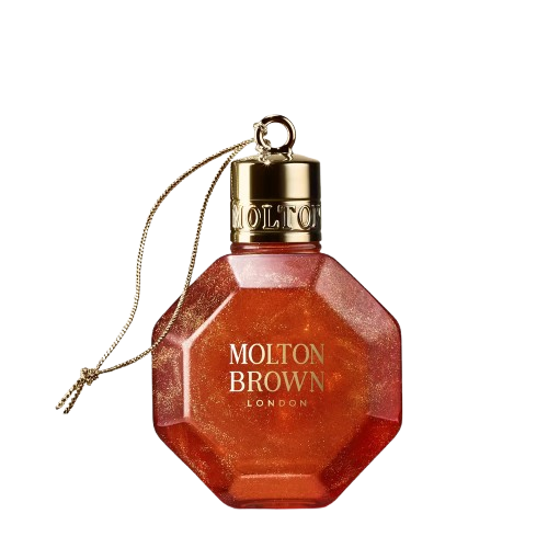 MOLTON BROWN Marvellous Mandarin & Spice Bath & Shower Gel Festive Bauble 75 ml - Гель для ванни та душу з ароматом мандарину і прянощів